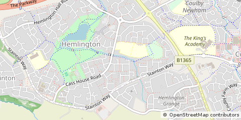 Map of Middlesbrough, Cleveland