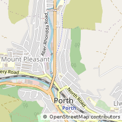 Map of Porth