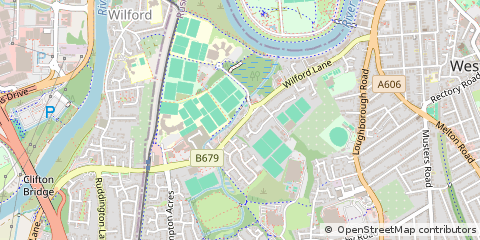 Map of Nottingham