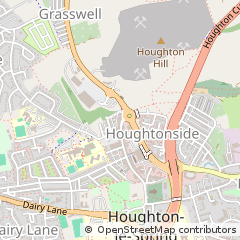 Map of Houghton-LE-Spring, Tyne and Wear