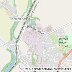 Map of Milford Haven, Pembs