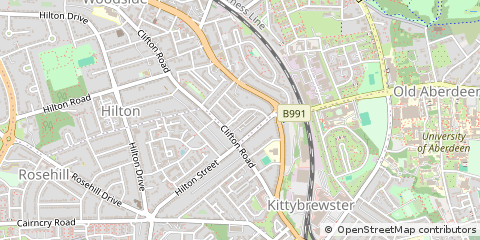 Map of Aberdeen