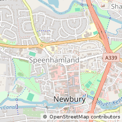 Map of Newbury, Berkshire