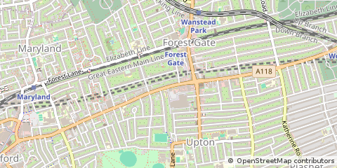 Map of Ilford