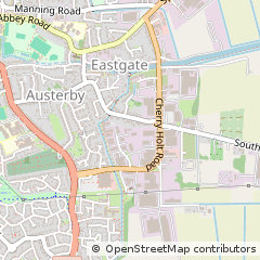 Map of Bourne, Lincolnshire