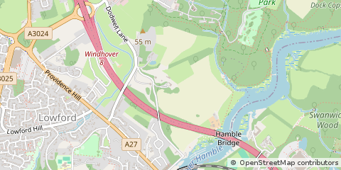 Map of Southampton, Hampshire