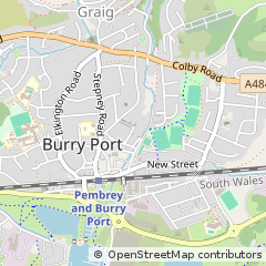 Map of Burry Port