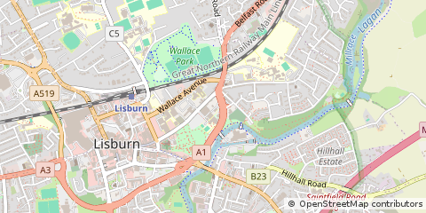 Map of Lisburn