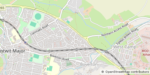 Map of Llantwit Major