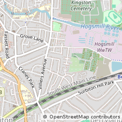 Map of Surbiton