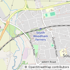 Map of Chelmsford, Essex