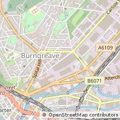 Map of Sheffield