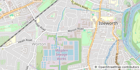 Map of Isleworth
