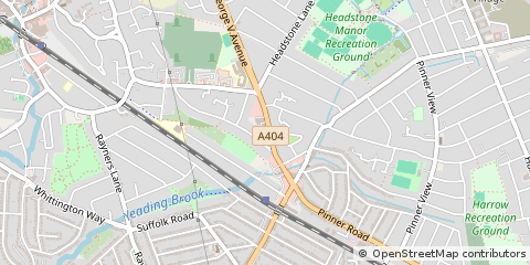 Map of Middlesex