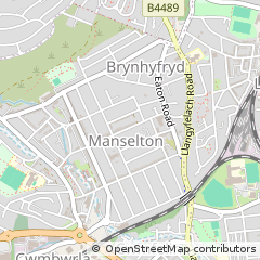 Map of Swansea
