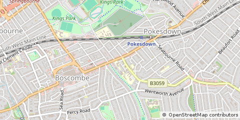 Map of Bournemouth