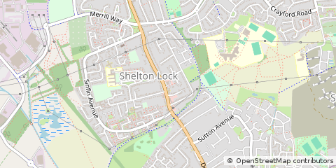 Map of Shelton Lock