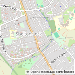 Map of Shelton Lock