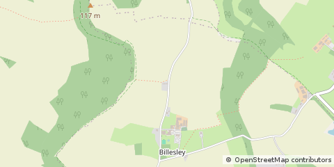 Map of Alcester, Warwickshire