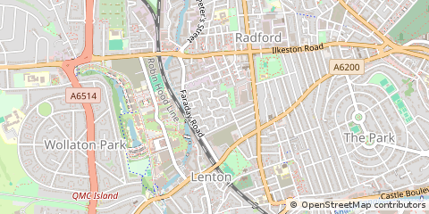Map of Nottingham