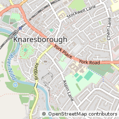 Map of Knaresborough, North Yorkshire