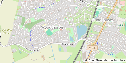 Map of York, North Yorkshire