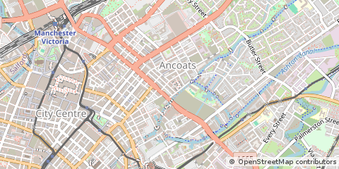 Map of Manchester