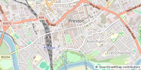 Map of Preston