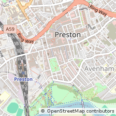 Map of Preston