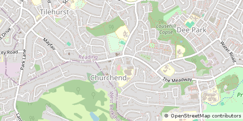 Map of Reading, Berkshire
