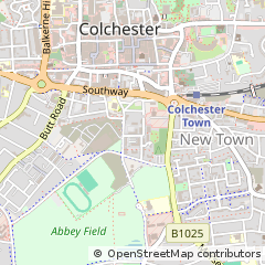 Map of Colchester