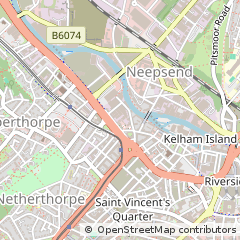 Map of Sheffield