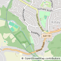 Map of Swansea