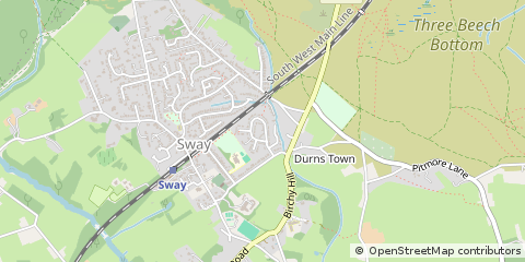 Map of Lymington, Hampshire