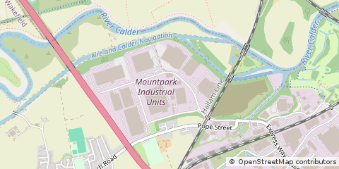 Map of Normanton, West Yorkshire
