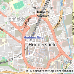 Map of Huddersfield