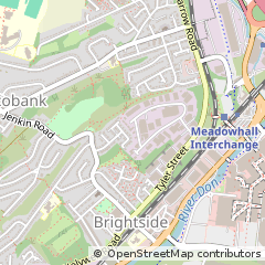 Map of Sheffield