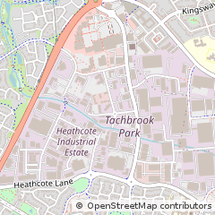 Map of Warwick, Warwickshire