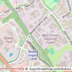 Map of North Shields, Tyne & Wear
