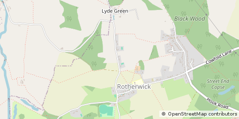 Map of Hook, Hampshire