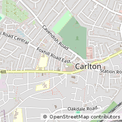 Map of Nottingham