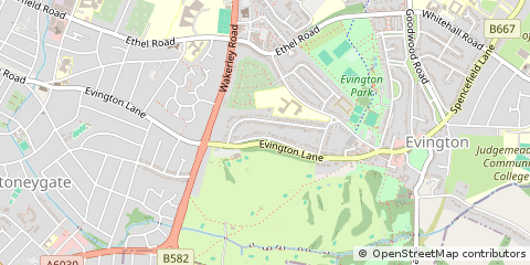 Map of Leicester