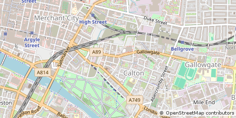 Map of Glasgow