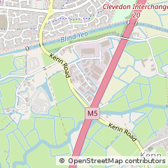 Map of Clevedon, North Somerset