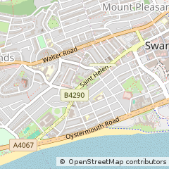 Map of Swansea