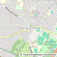 Map of Bristol, South Glos.United Kingdom