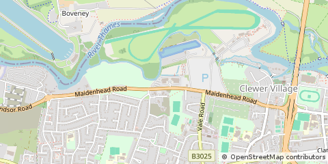 Map of Windsor, Berkshire
