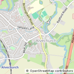 Map of Birmingham, Worcestershire