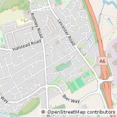 Map of Mountsorrel, Leicestershire