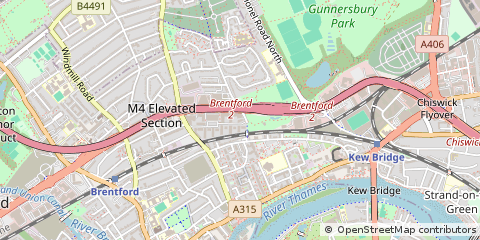 Map of Brentford